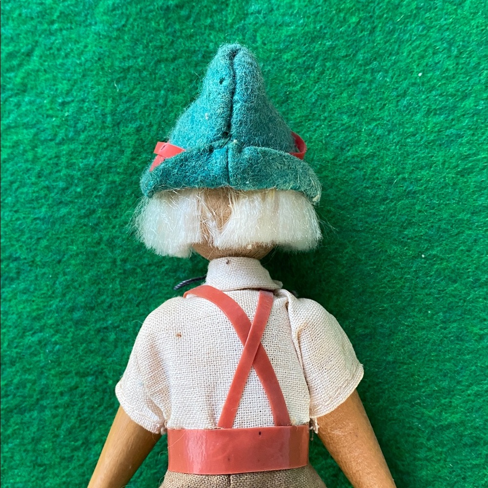 Polish Girl Doll Hand Crafted Wood Collectible Vintage - Picture 4 of 9